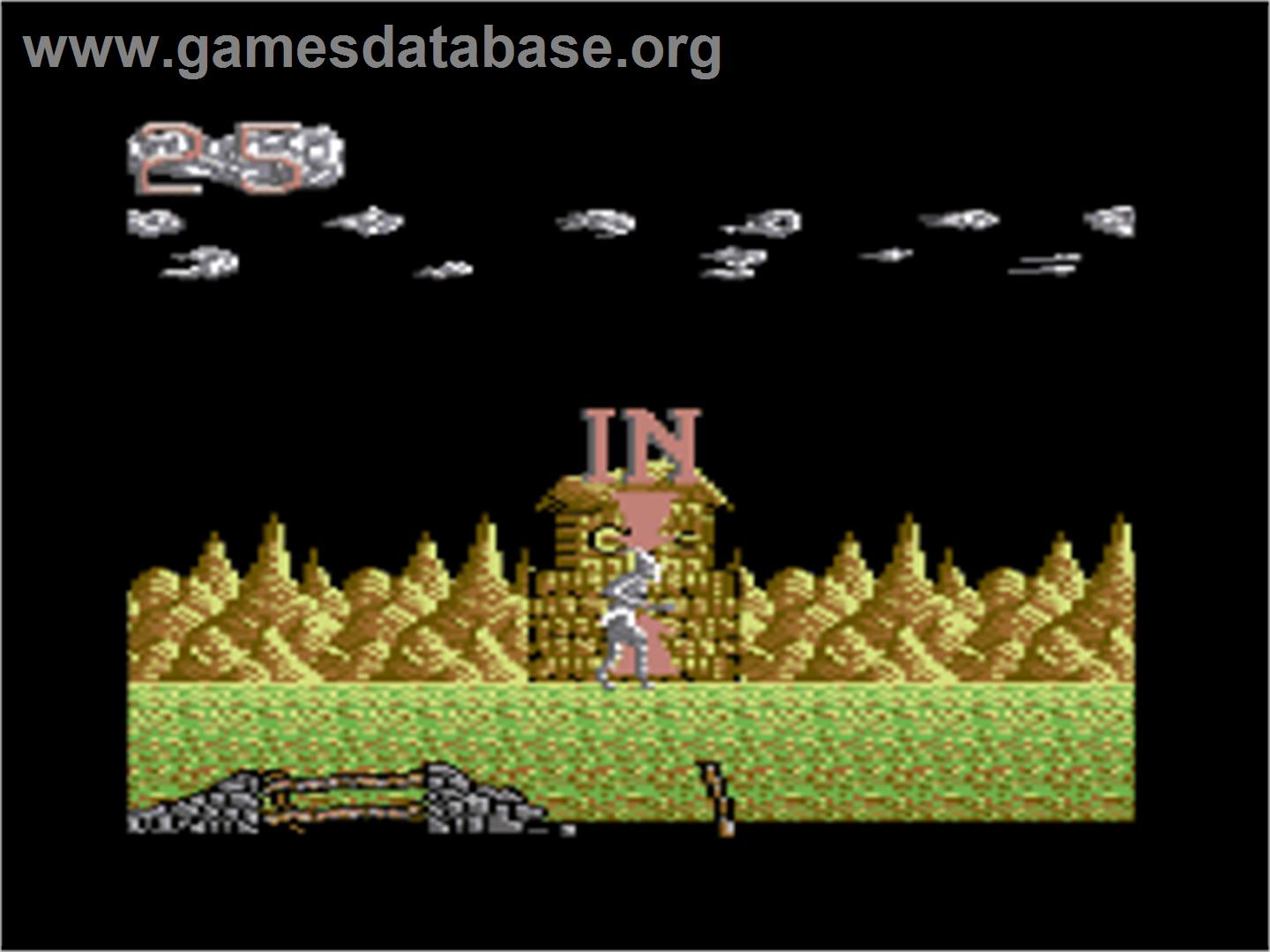Shadow Of The Beast - Commodore 64 - Artwork - In Game