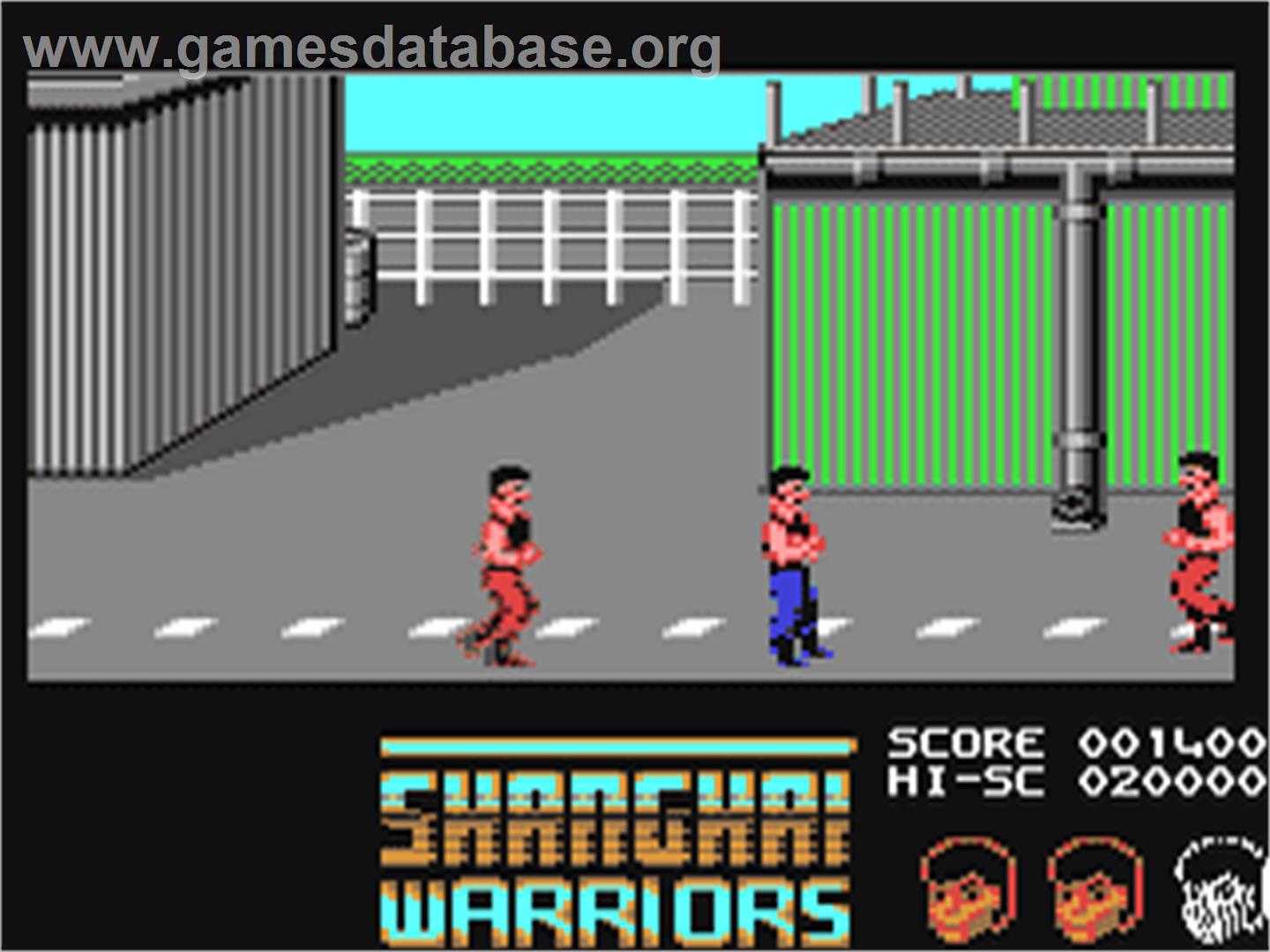 Shanghai Warriors - Commodore 64 - Artwork - In Game