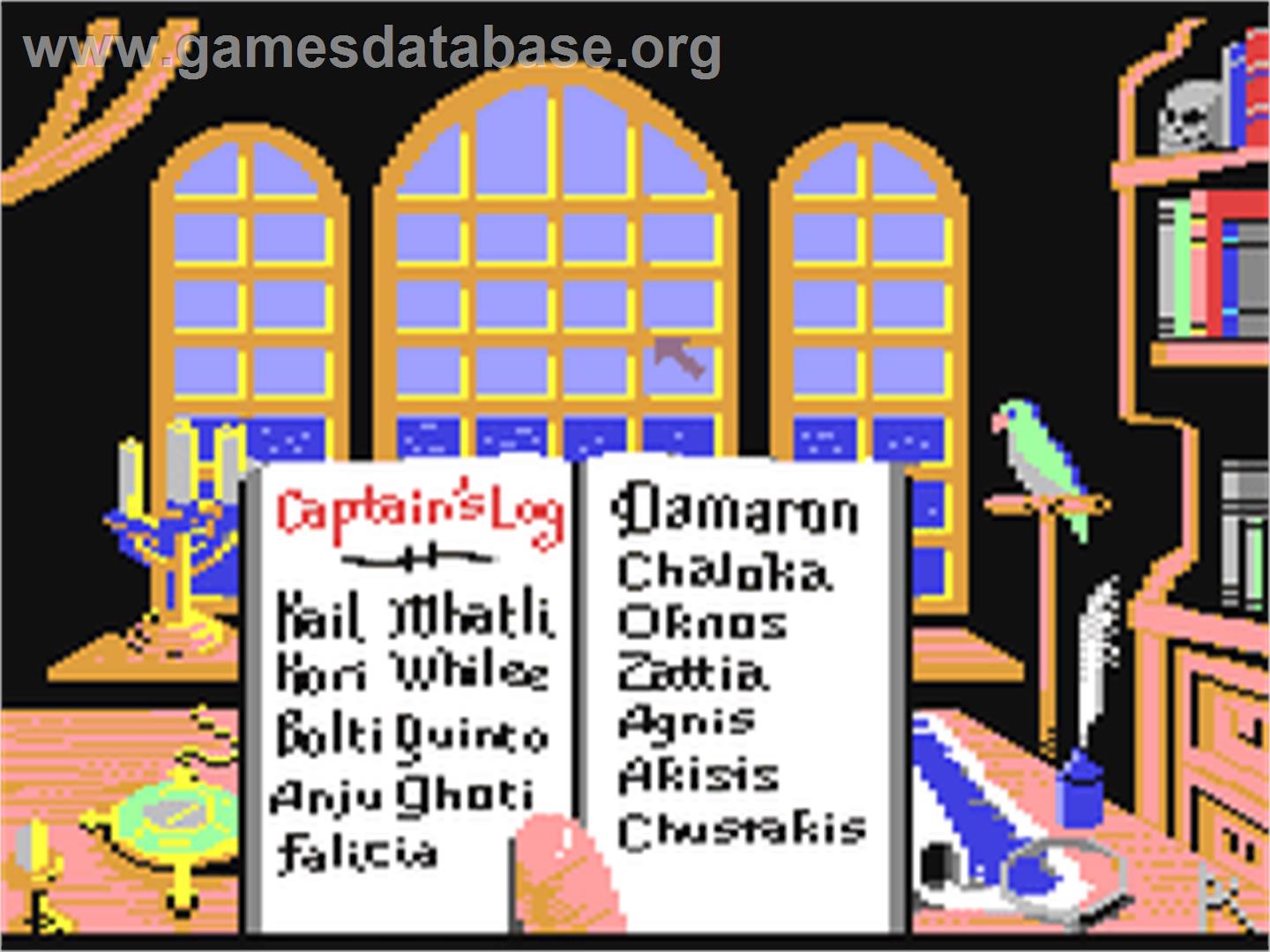 Sinbad And The Throne Of The Falcon - Commodore 64 - Artwork - In Game