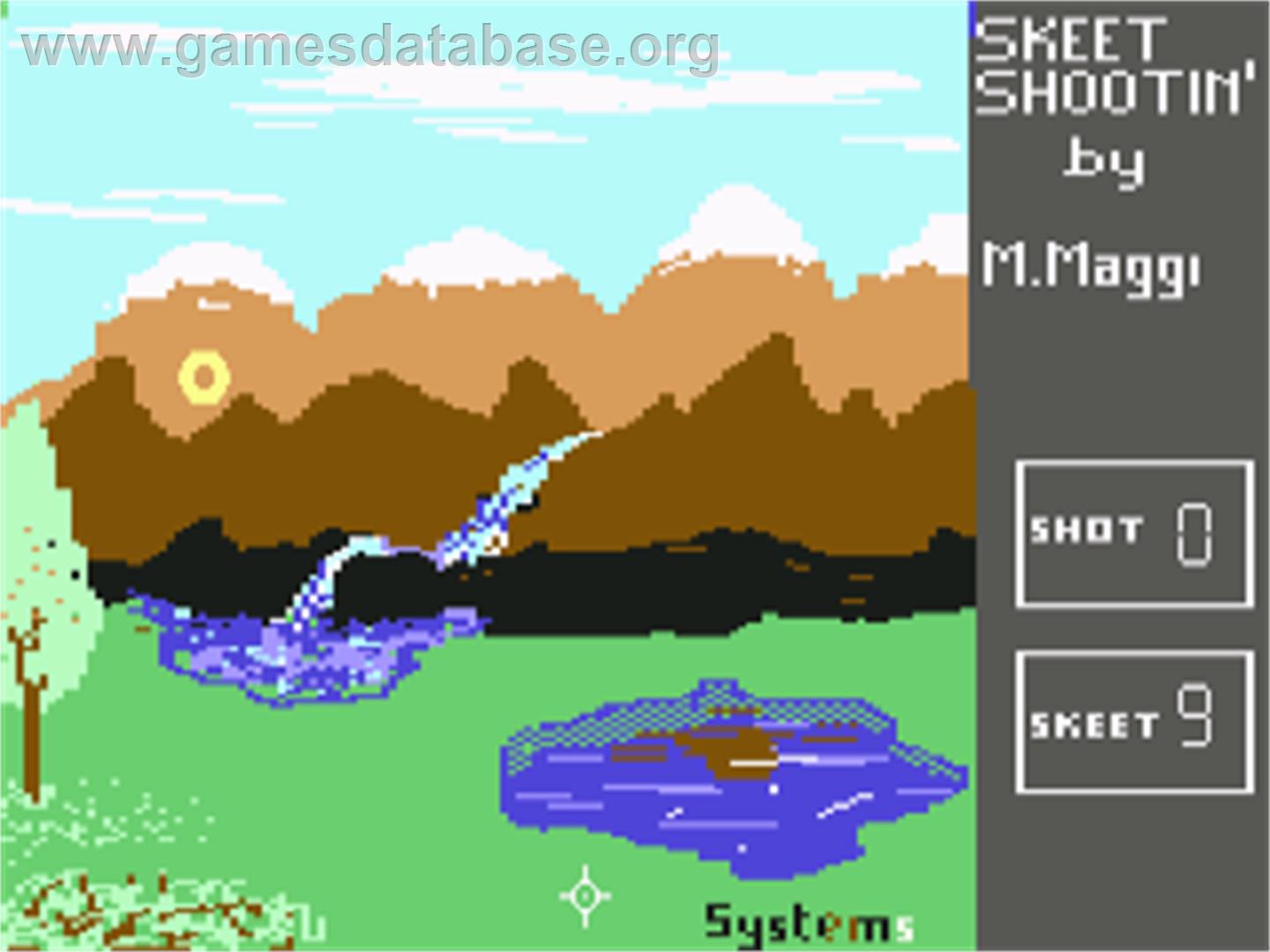 Skeet Shootin' - Commodore 64 - Artwork - In Game