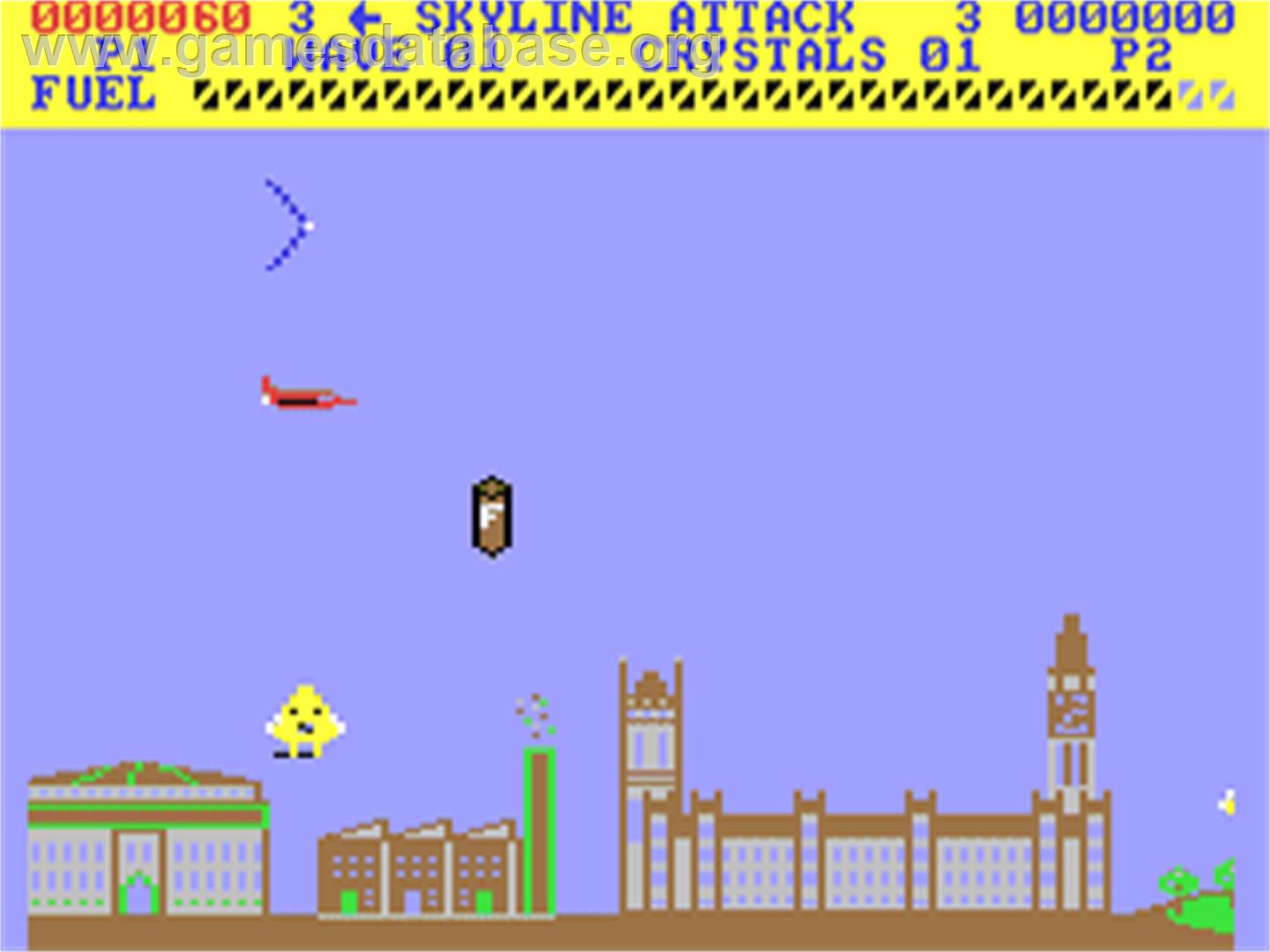 Skyline Attack - Commodore 64 - Artwork - In Game