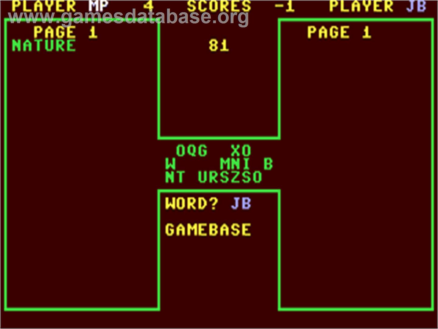 Snaffle - Commodore 64 - Artwork - In Game