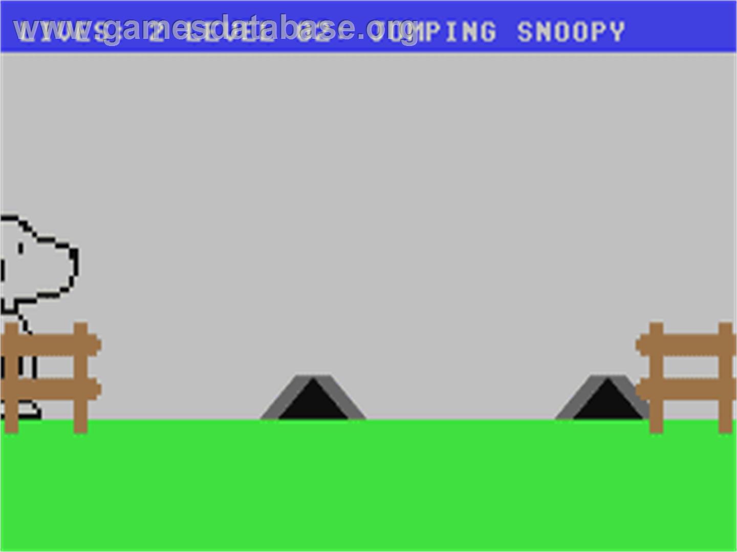 Snoopy (RadarSoft) - Commodore 64 - Artwork - In Game