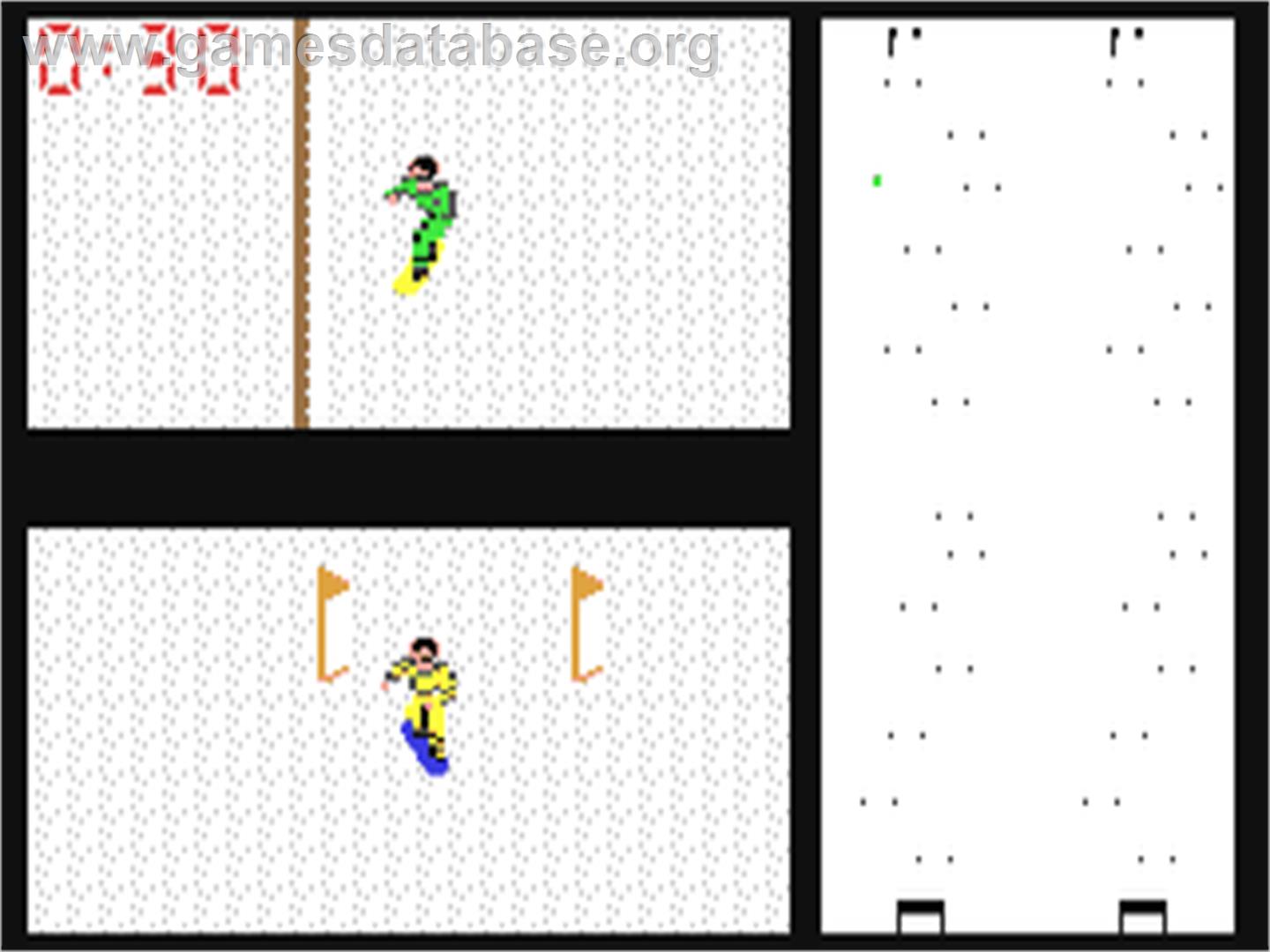 Snowboard Race - Commodore 64 - Artwork - In Game