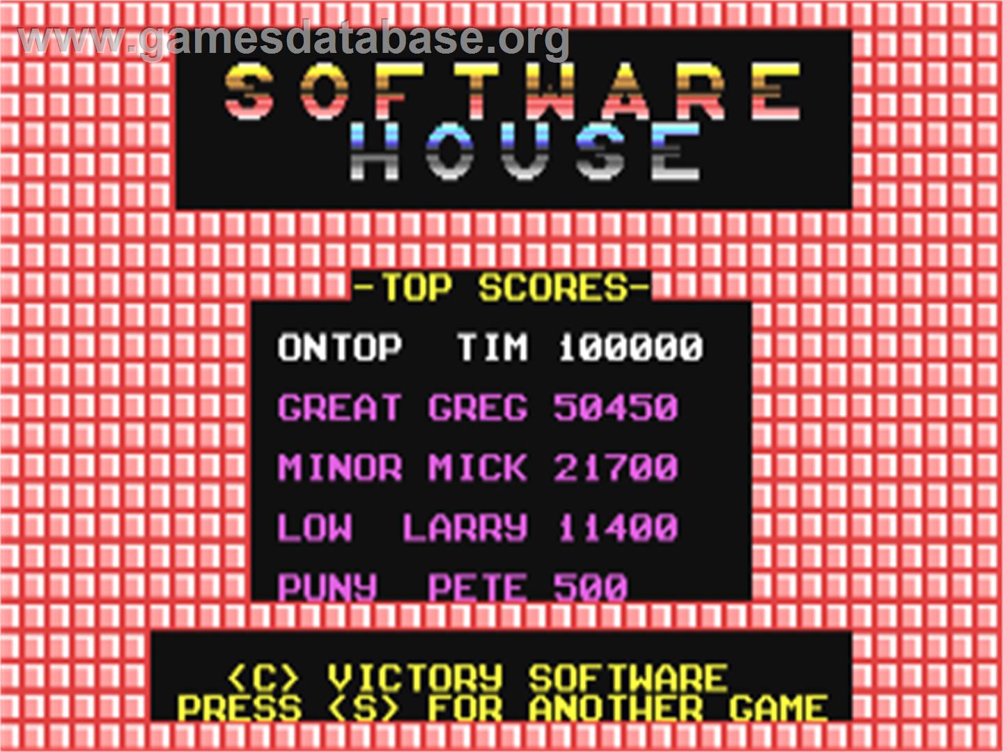 Software House - Commodore 64 - Artwork - In Game