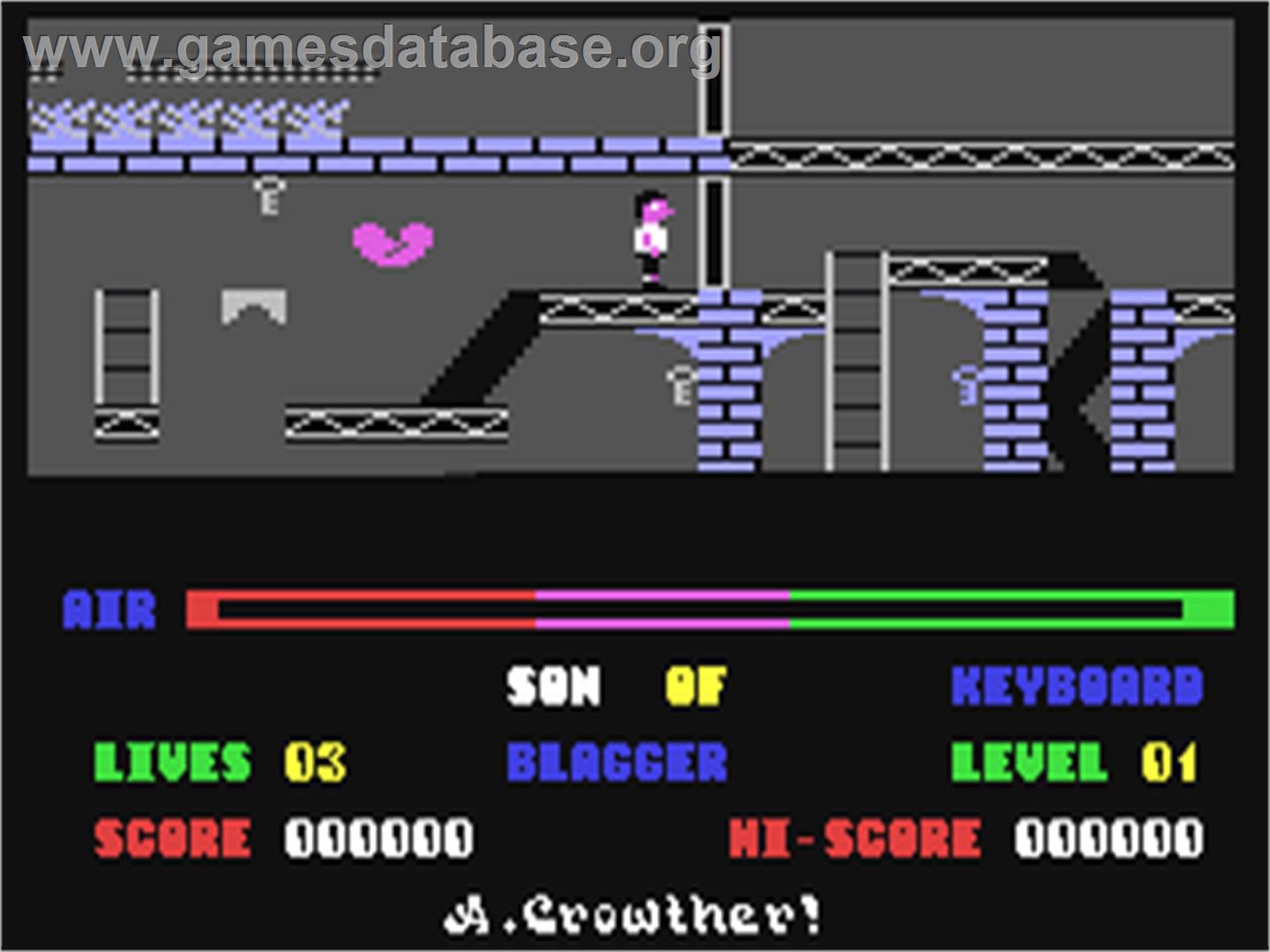 Son of Blagger - Commodore 64 - Artwork - In Game