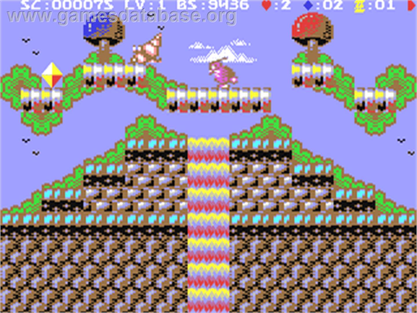 Sonny The Snail - Commodore 64 - Artwork - In Game
