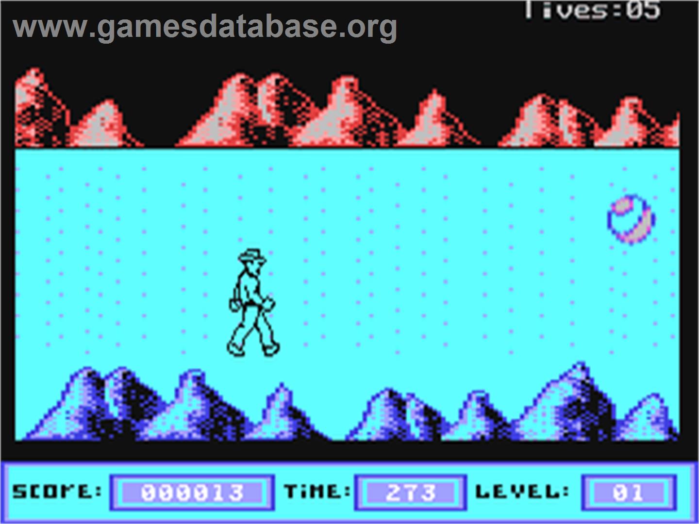 Space Dunk - Commodore 64 - Artwork - In Game