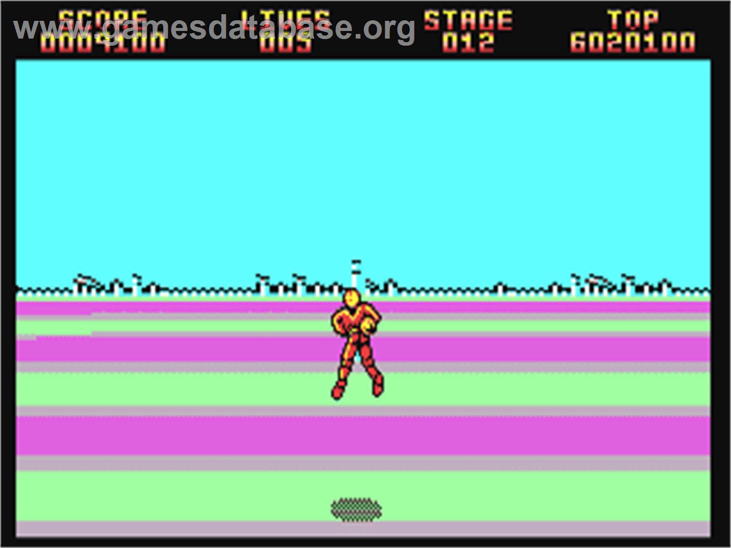 Space Harrier 2 - Commodore 64 - Artwork - In Game