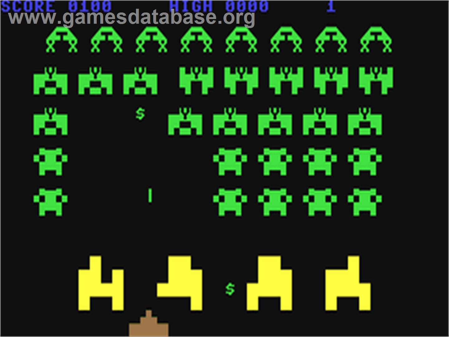 Space Invaders (64'er) - Commodore 64 - Artwork - In Game