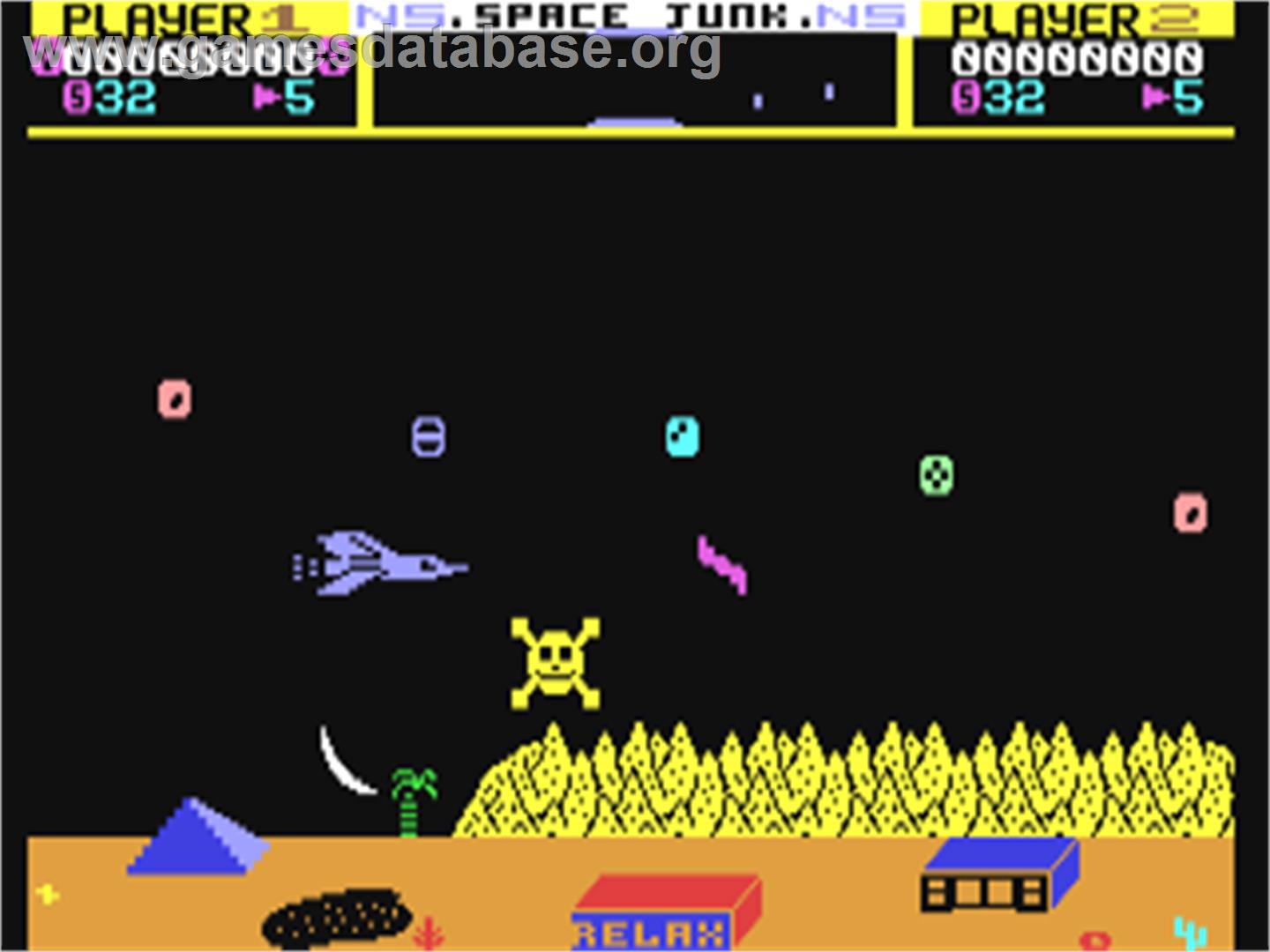 Space Junk - Commodore 64 - Artwork - In Game