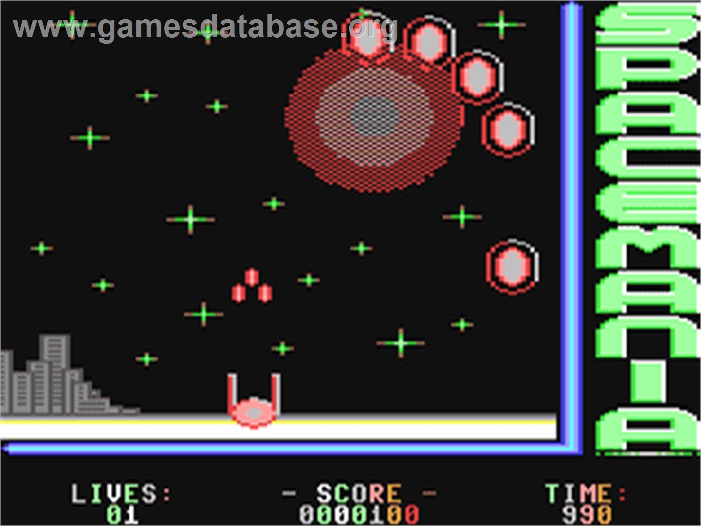 Space Mania - Commodore 64 - Artwork - In Game