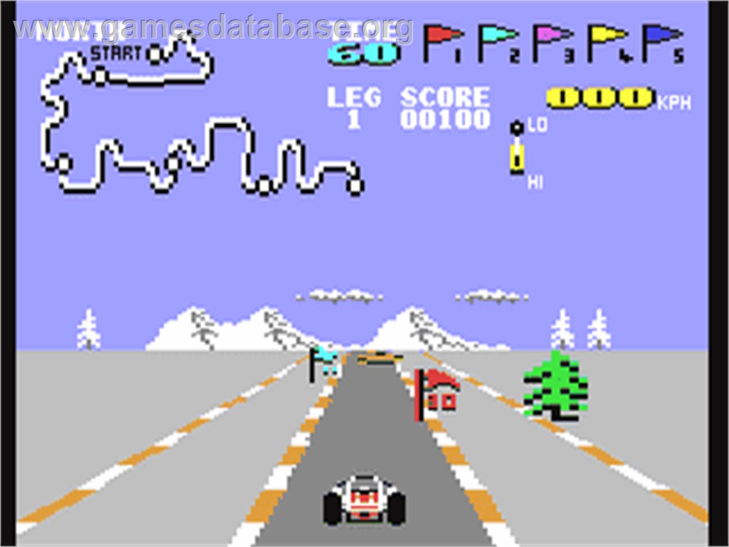 Speed Buggy - Commodore 64 - Artwork - In Game