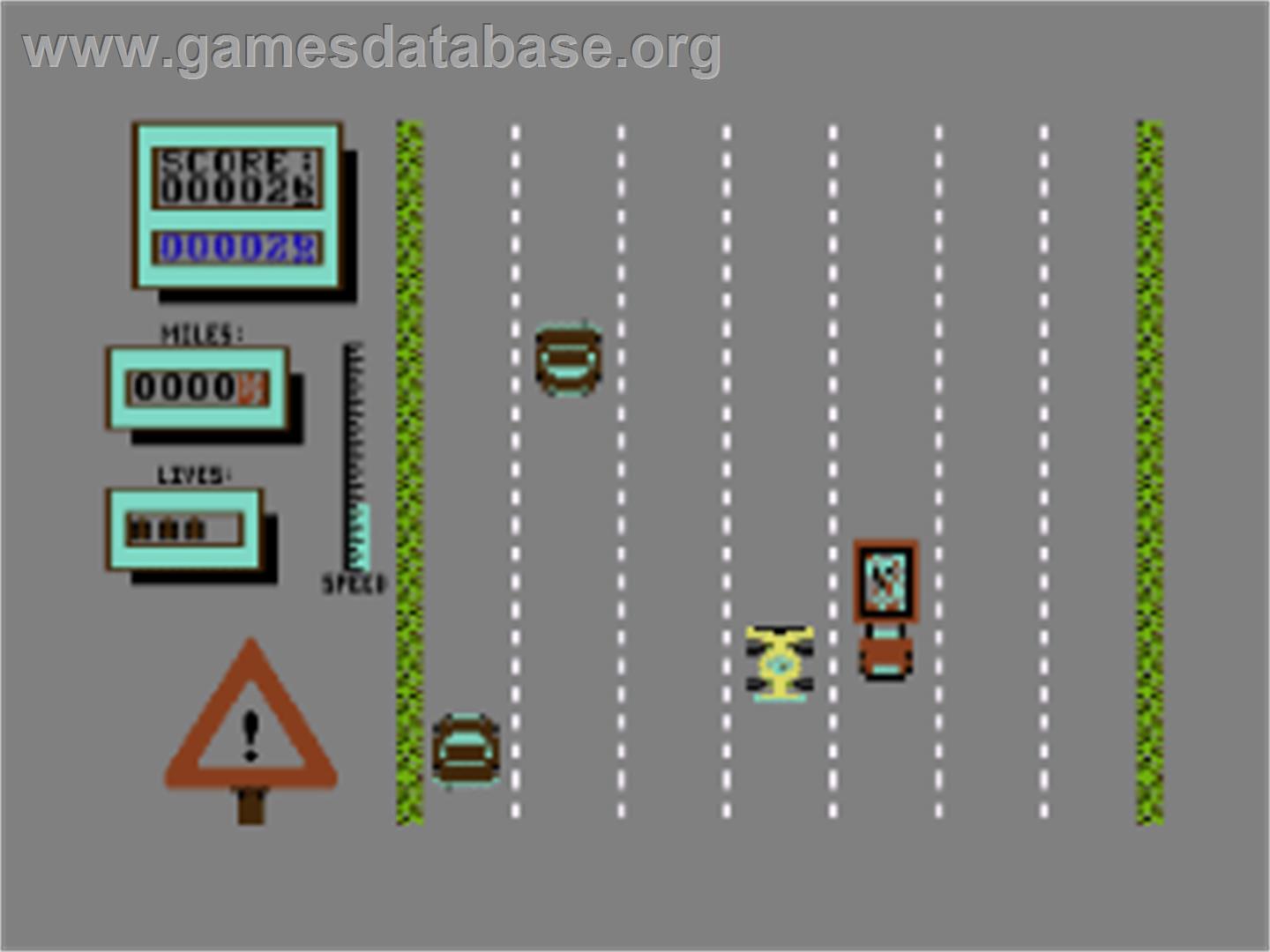 Speedway-hero - Commodore 64 - Artwork - In Game