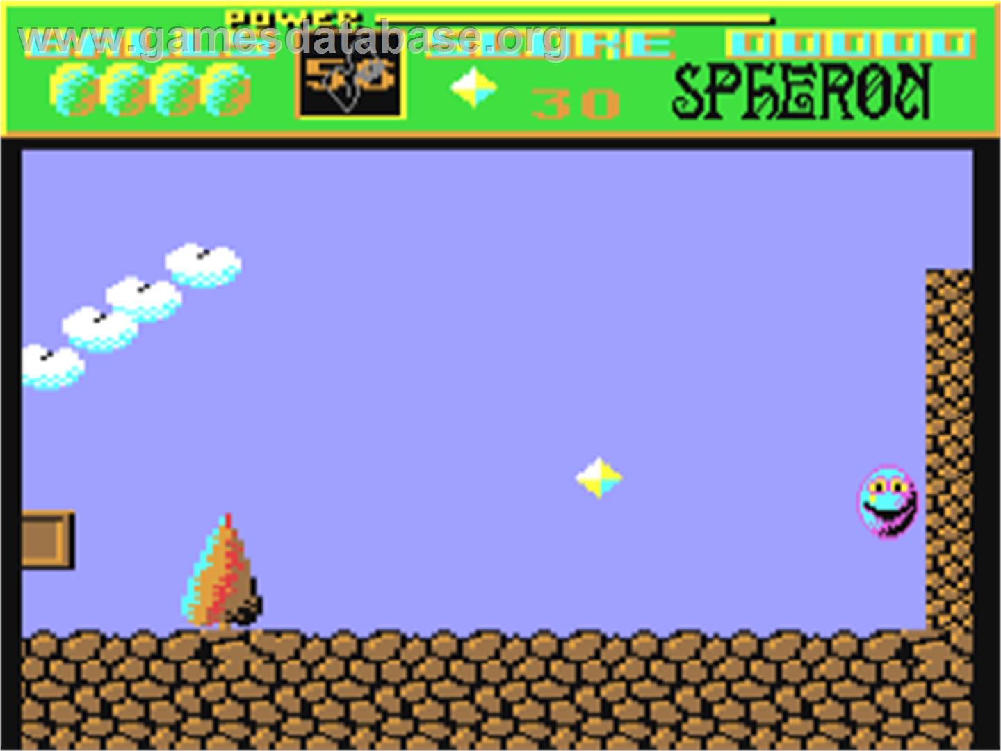 Spheron - Commodore 64 - Artwork - In Game