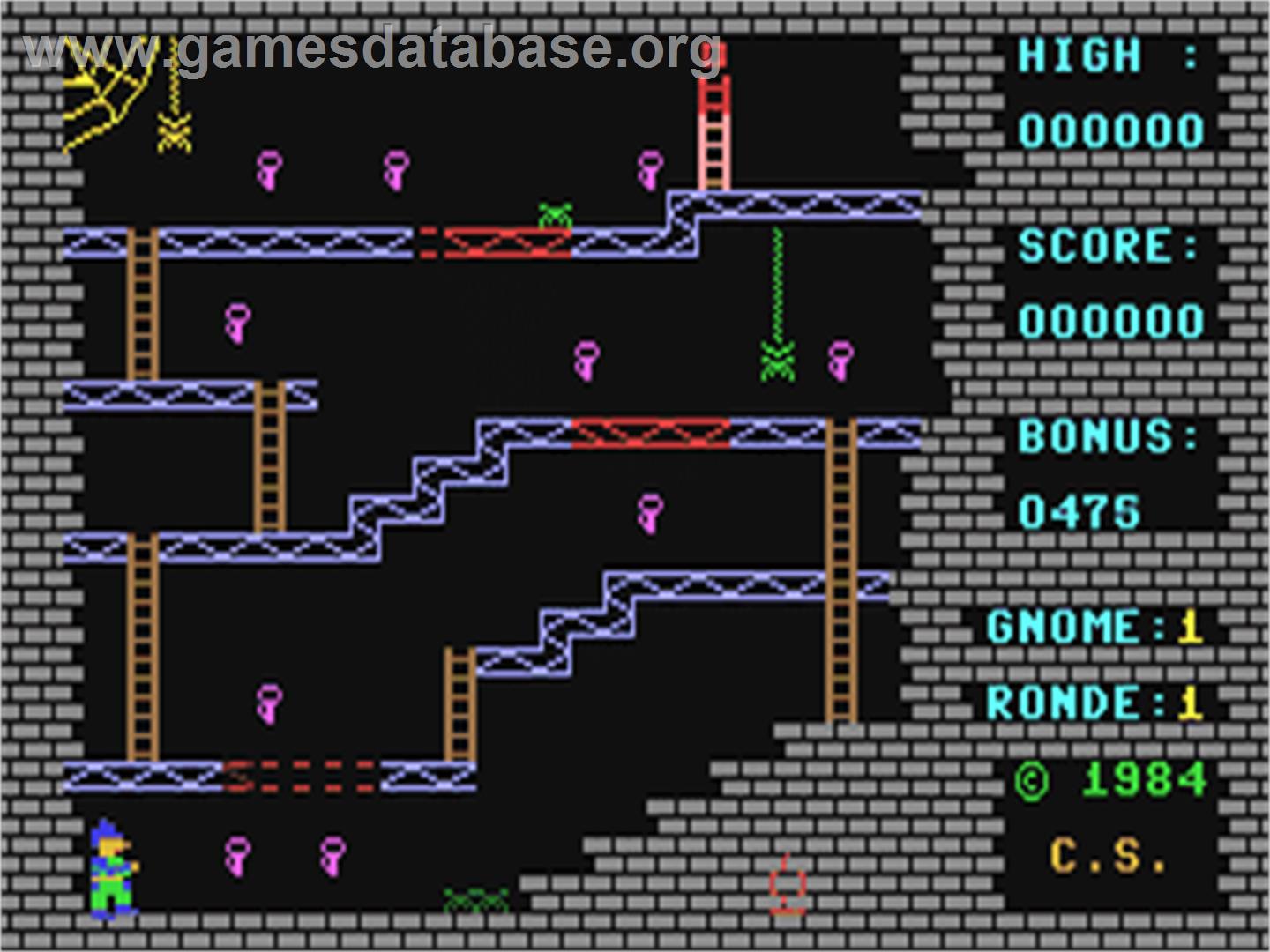 Spiders (Loadstar) - Commodore 64 - Artwork - In Game