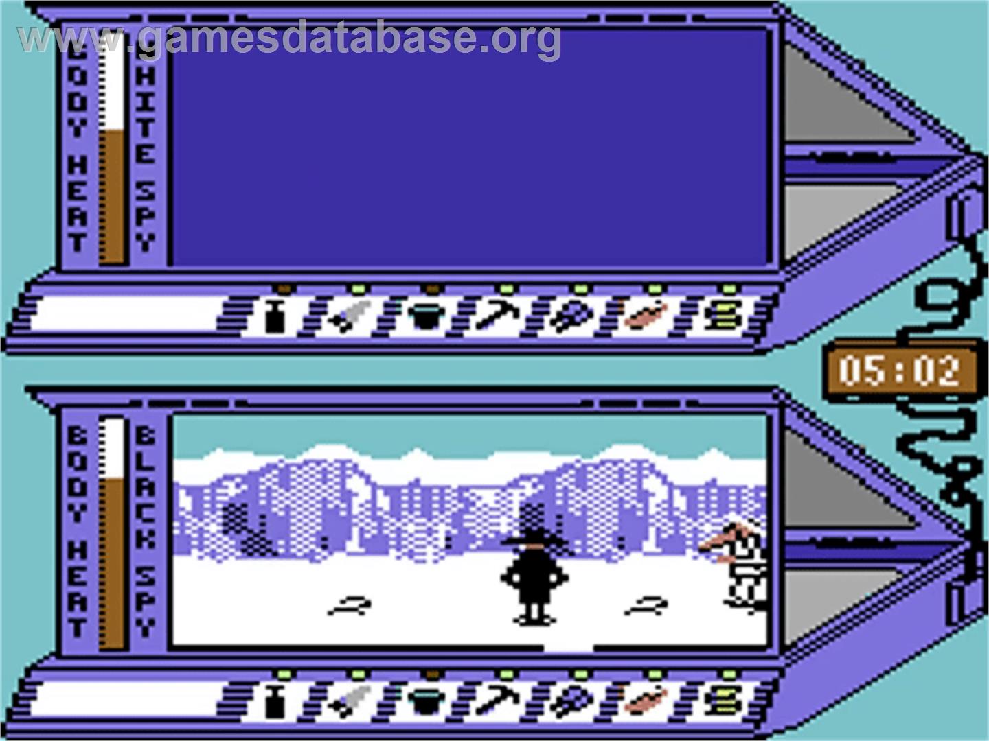 Spy vs Spy III: Arctic Antics - Commodore 64 - Artwork - In Game