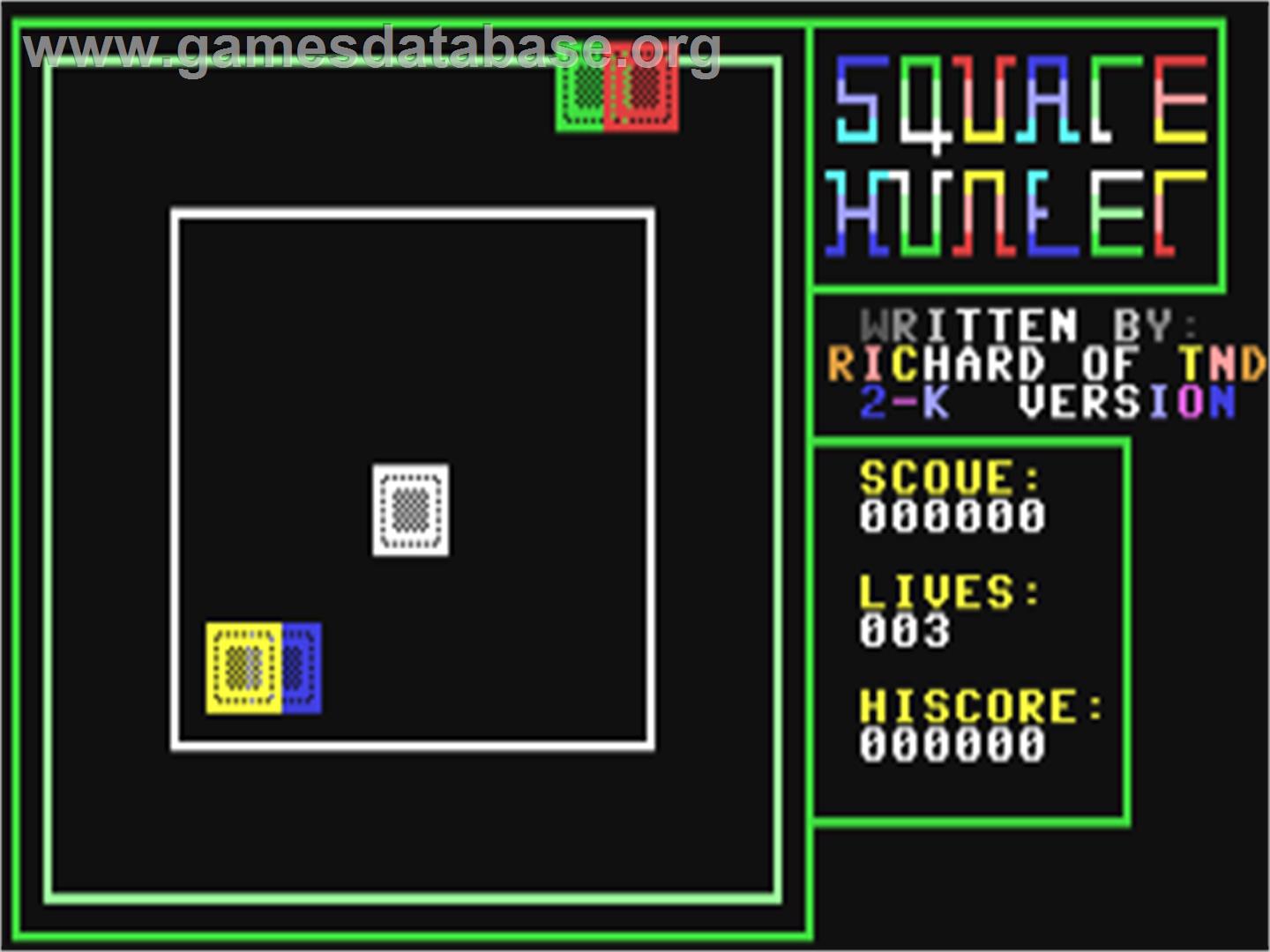 Square Hunter - Commodore 64 - Artwork - In Game