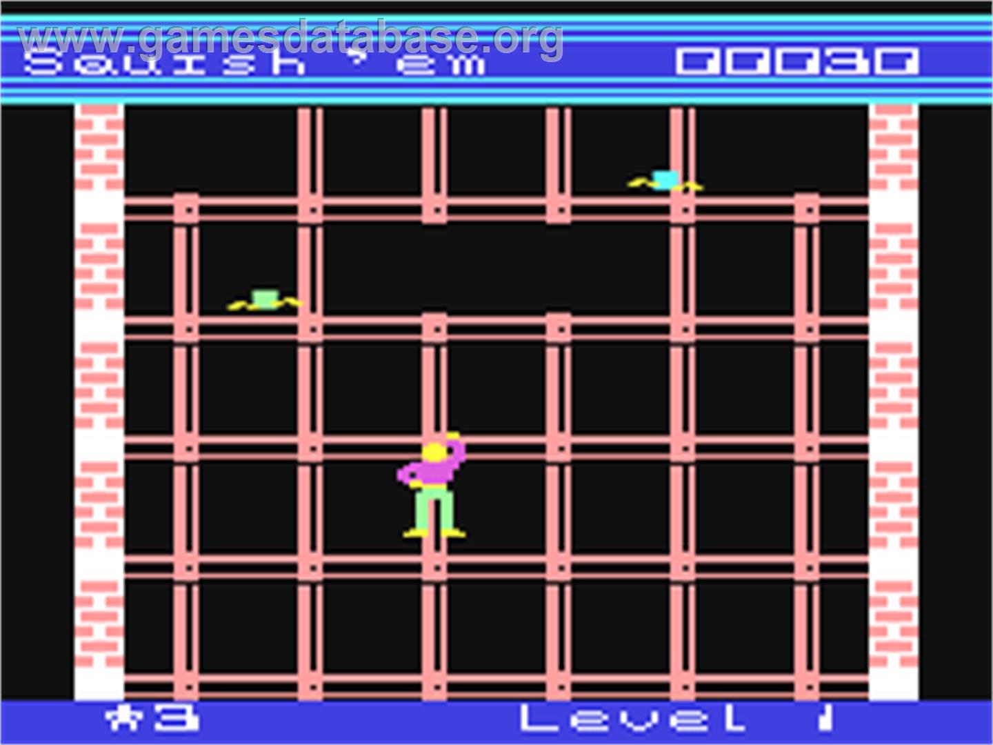 Squish 'Em - Commodore 64 - Artwork - In Game