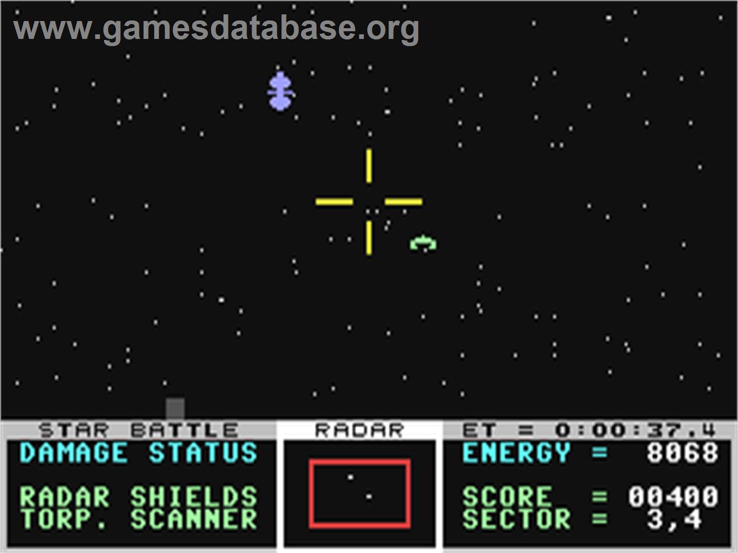 Star Battle (Saturn Software) - Commodore 64 - Artwork - In Game