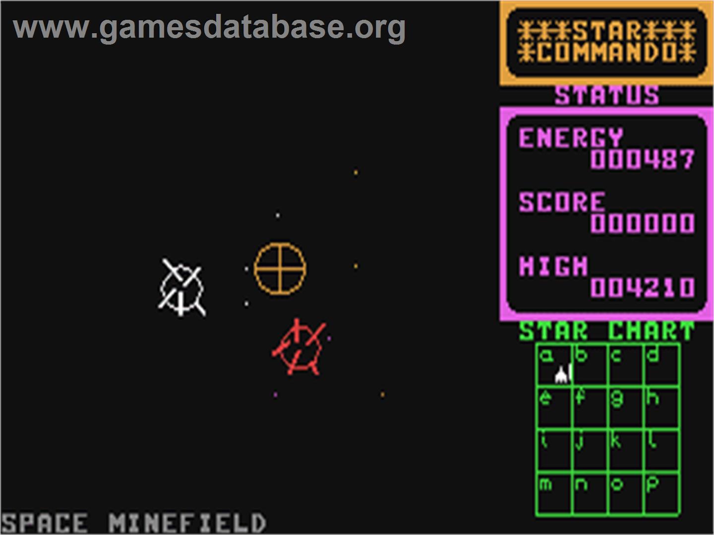 Star Commando - Commodore 64 - Artwork - In Game
