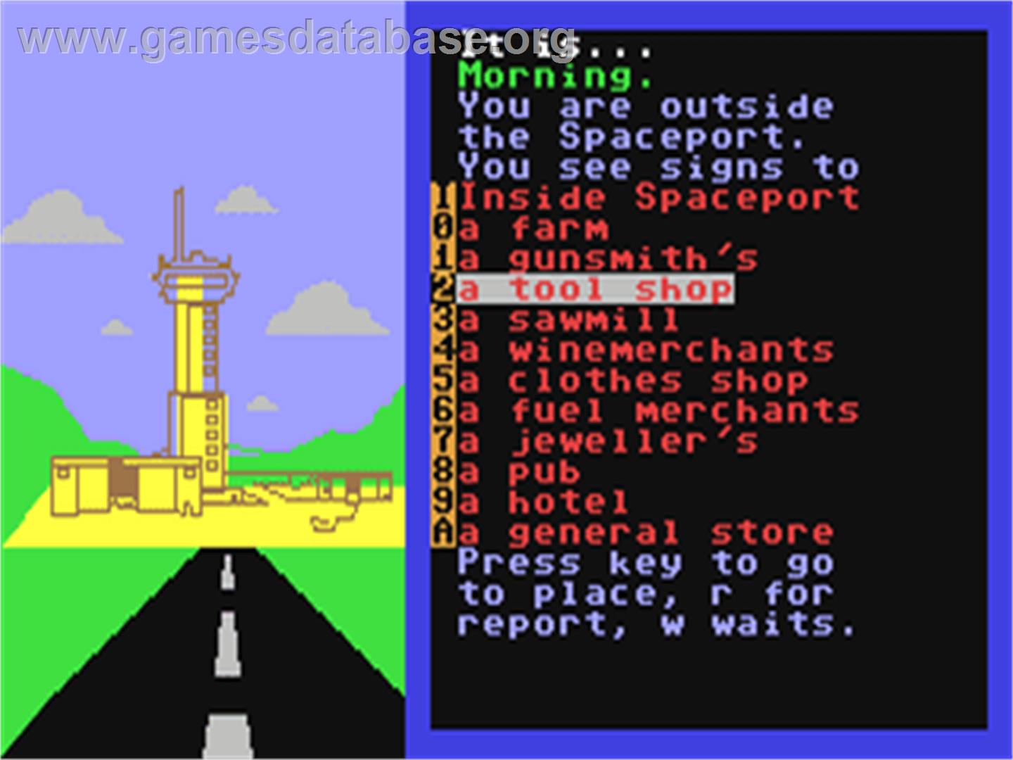 Star Trader (Bug-Byte) - Commodore 64 - Artwork - In Game