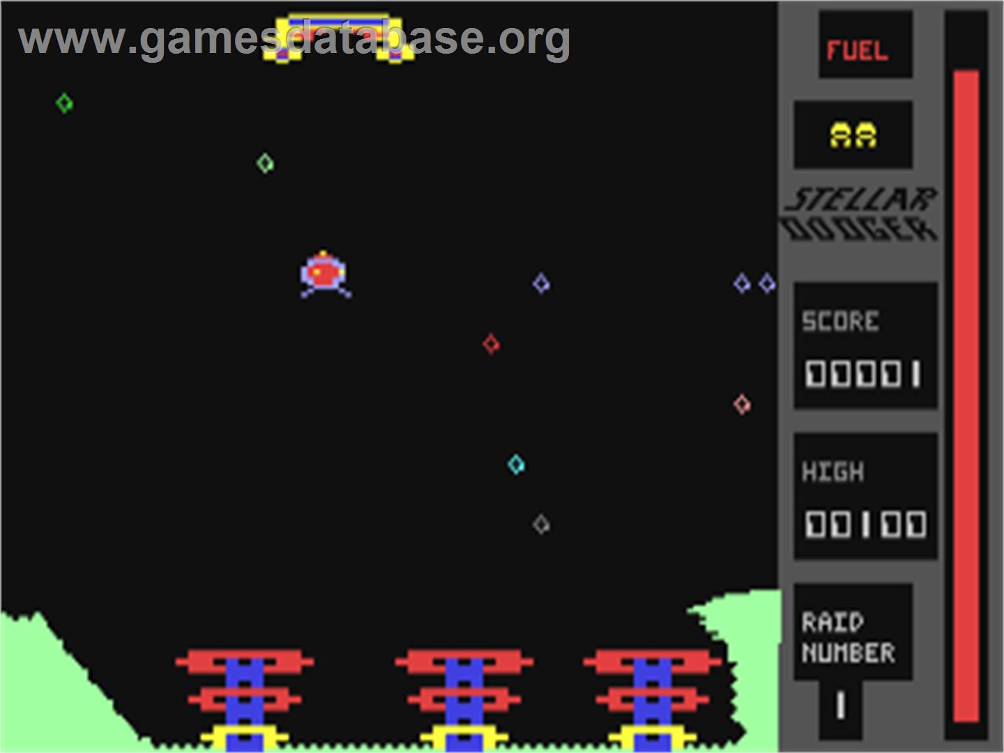 Stellar Dodger - Commodore 64 - Artwork - In Game