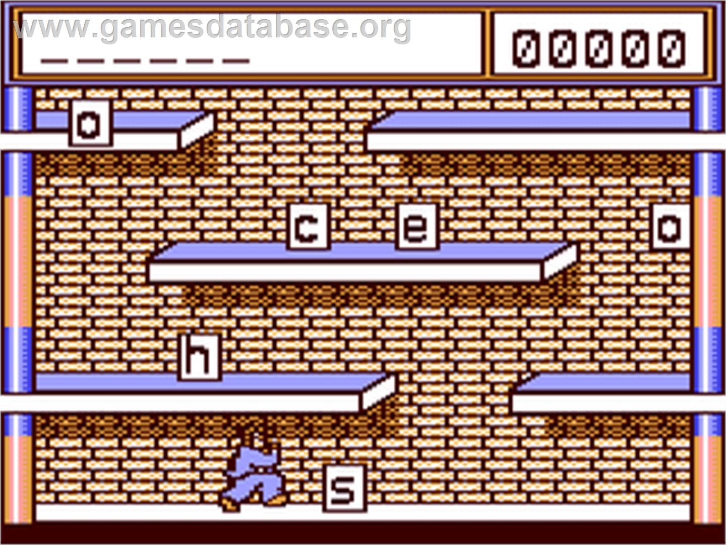 Stickybear Spellgrabber - Commodore 64 - Artwork - In Game