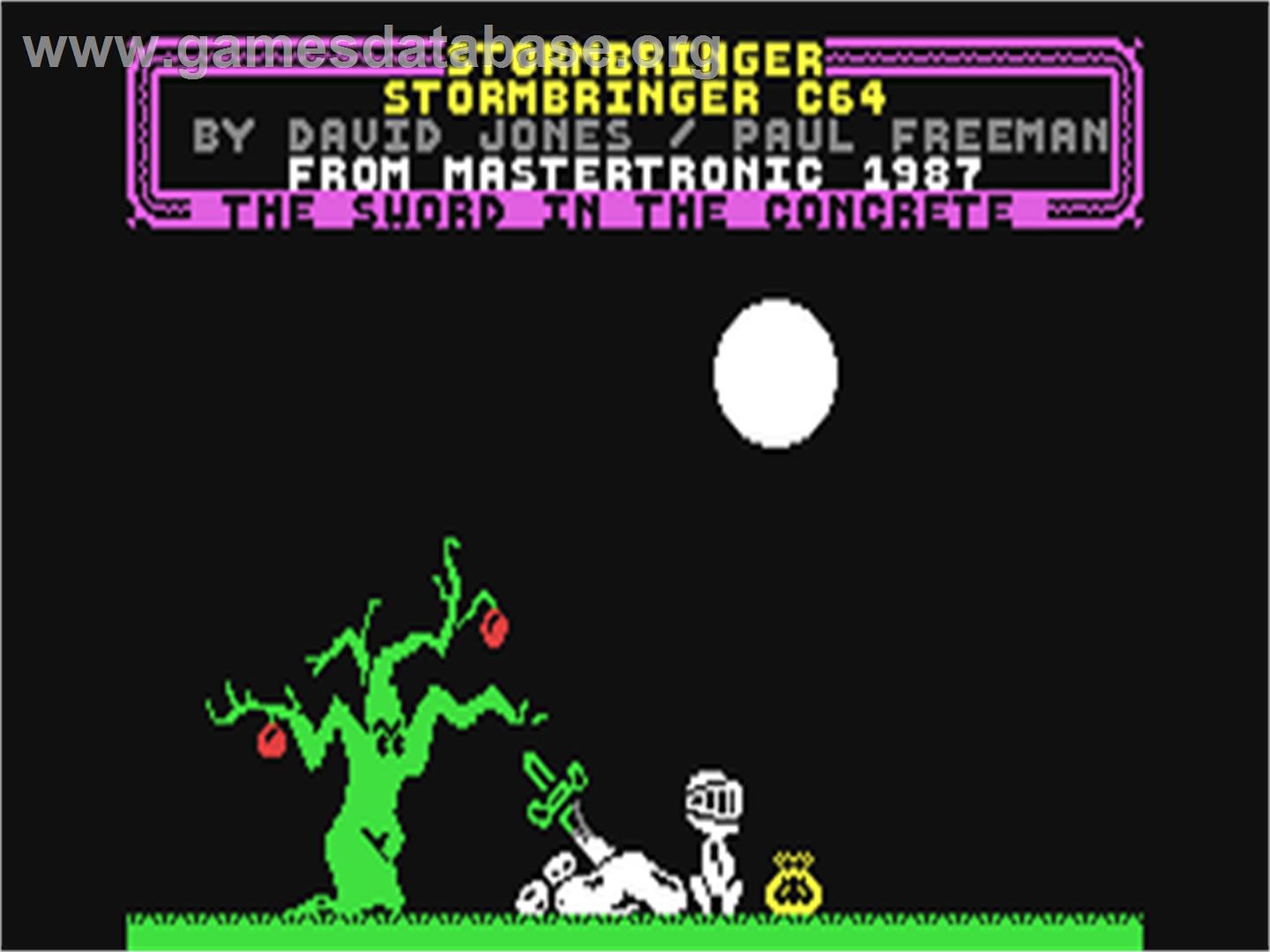 Stormbringer - Commodore 64 - Artwork - In Game