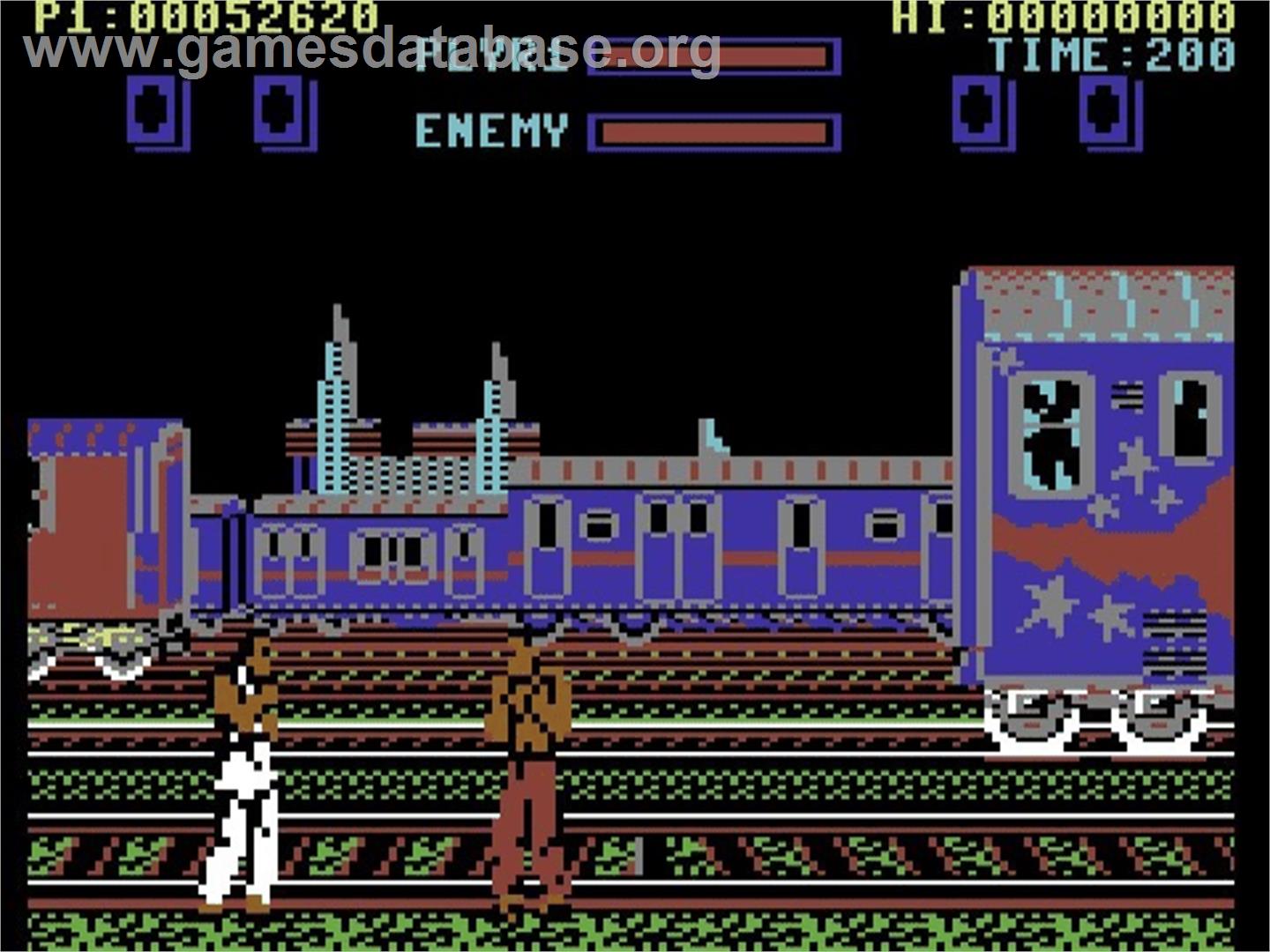 Street Fighter - Commodore 64 - Artwork - In Game