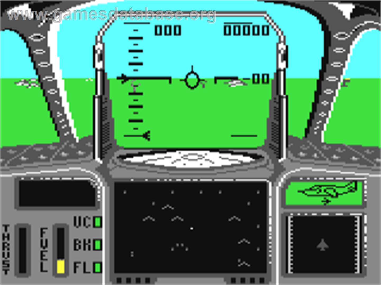 Strike Force Harrier - Commodore 64 - Artwork - In Game