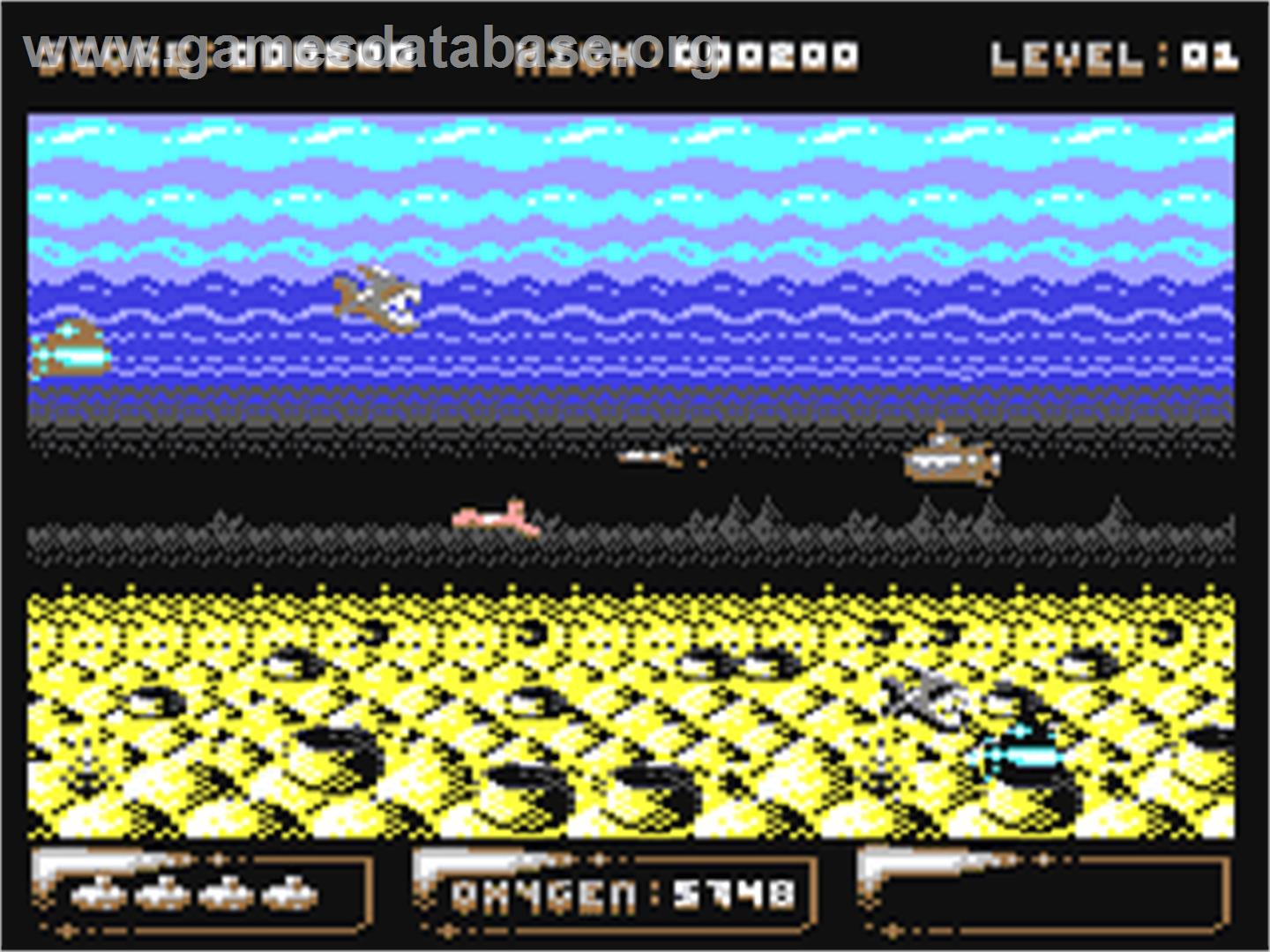 Sub Hunter (Alpha Software) - Commodore 64 - Artwork - In Game