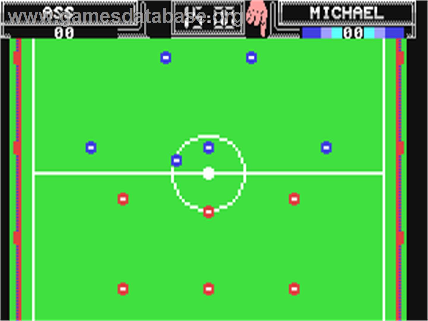 Subbuteo - Commodore 64 - Artwork - In Game