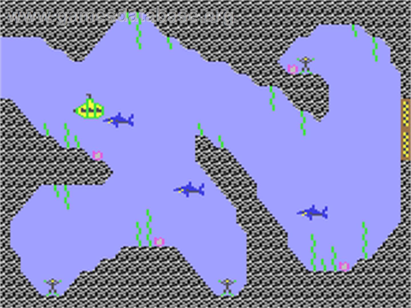 Submarine Rescue - Commodore 64 - Artwork - In Game