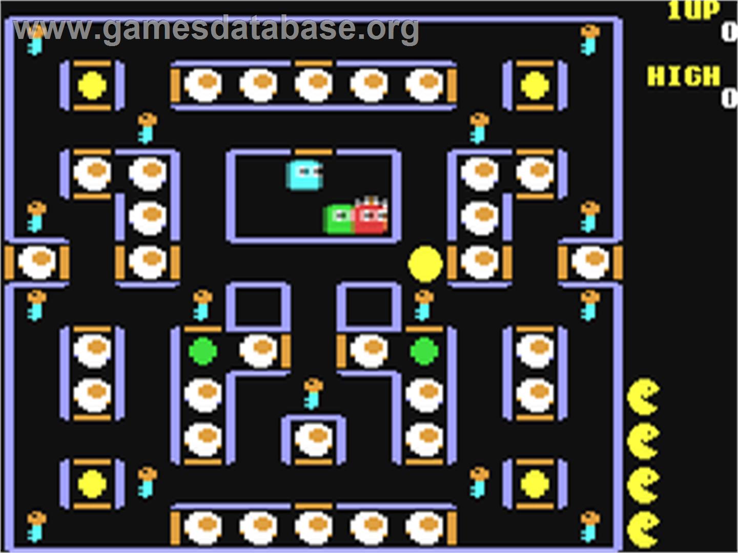 Super Pac-Man - Commodore 64 - Artwork - In Game
