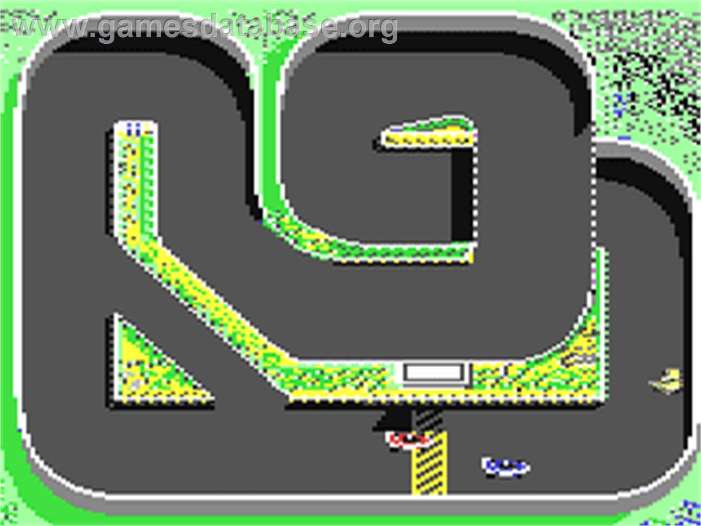 Super Sprint - Commodore 64 - Artwork - In Game