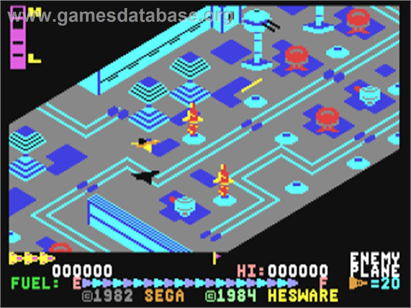 Super Zaxxon (HesWare) - Commodore 64 - Artwork - In Game