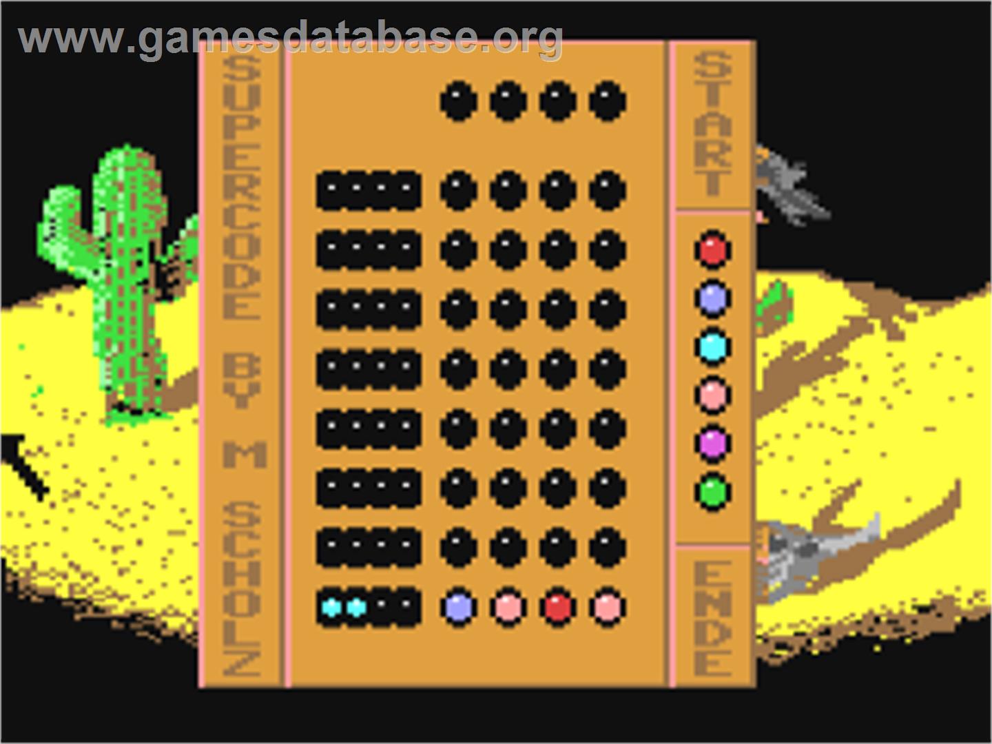 Supercode - Commodore 64 - Artwork - In Game