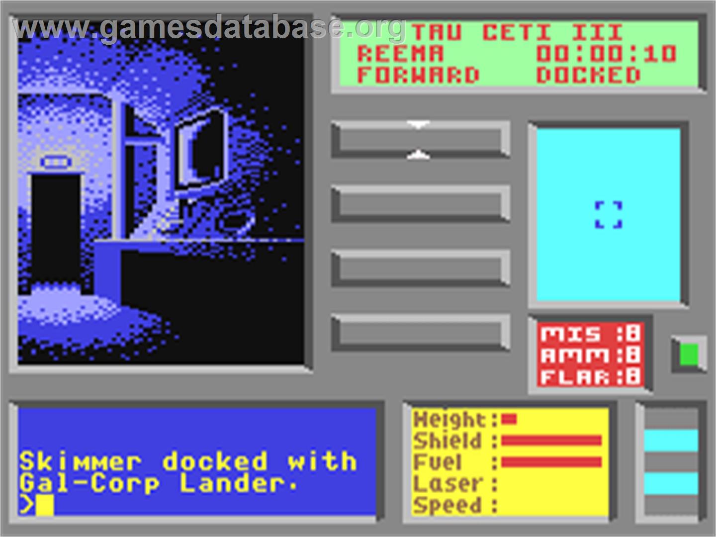 Tau Ceti - Commodore 64 - Artwork - In Game