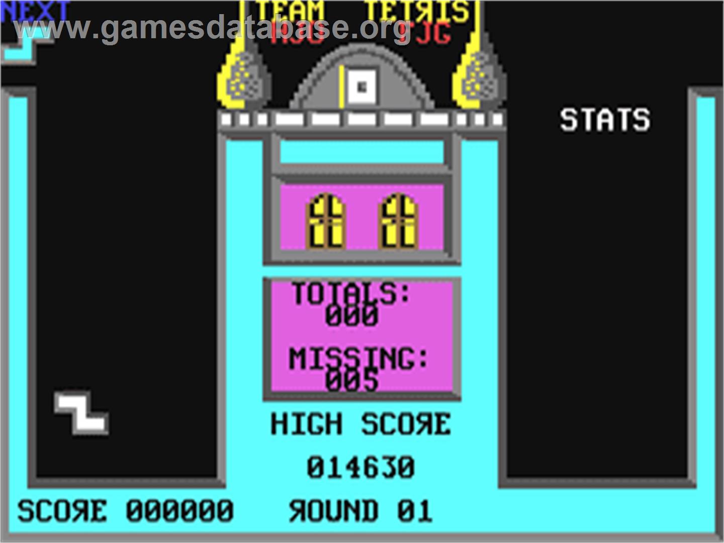 Team Tetris - Commodore 64 - Artwork - In Game