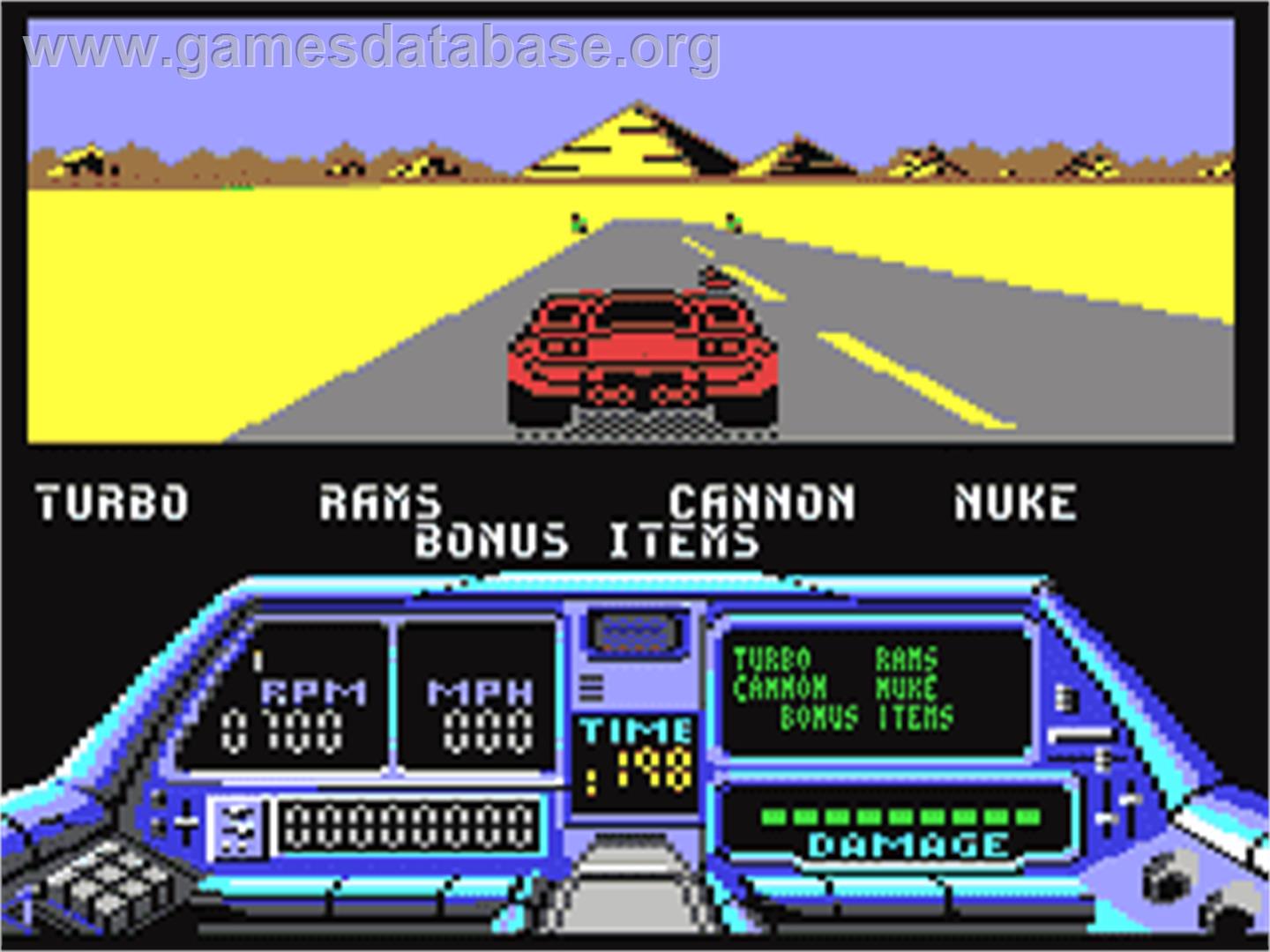 Techno Cop - Commodore 64 - Artwork - In Game