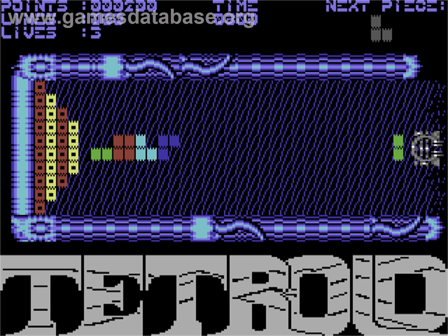 Tetroid - Commodore 64 - Artwork - In Game