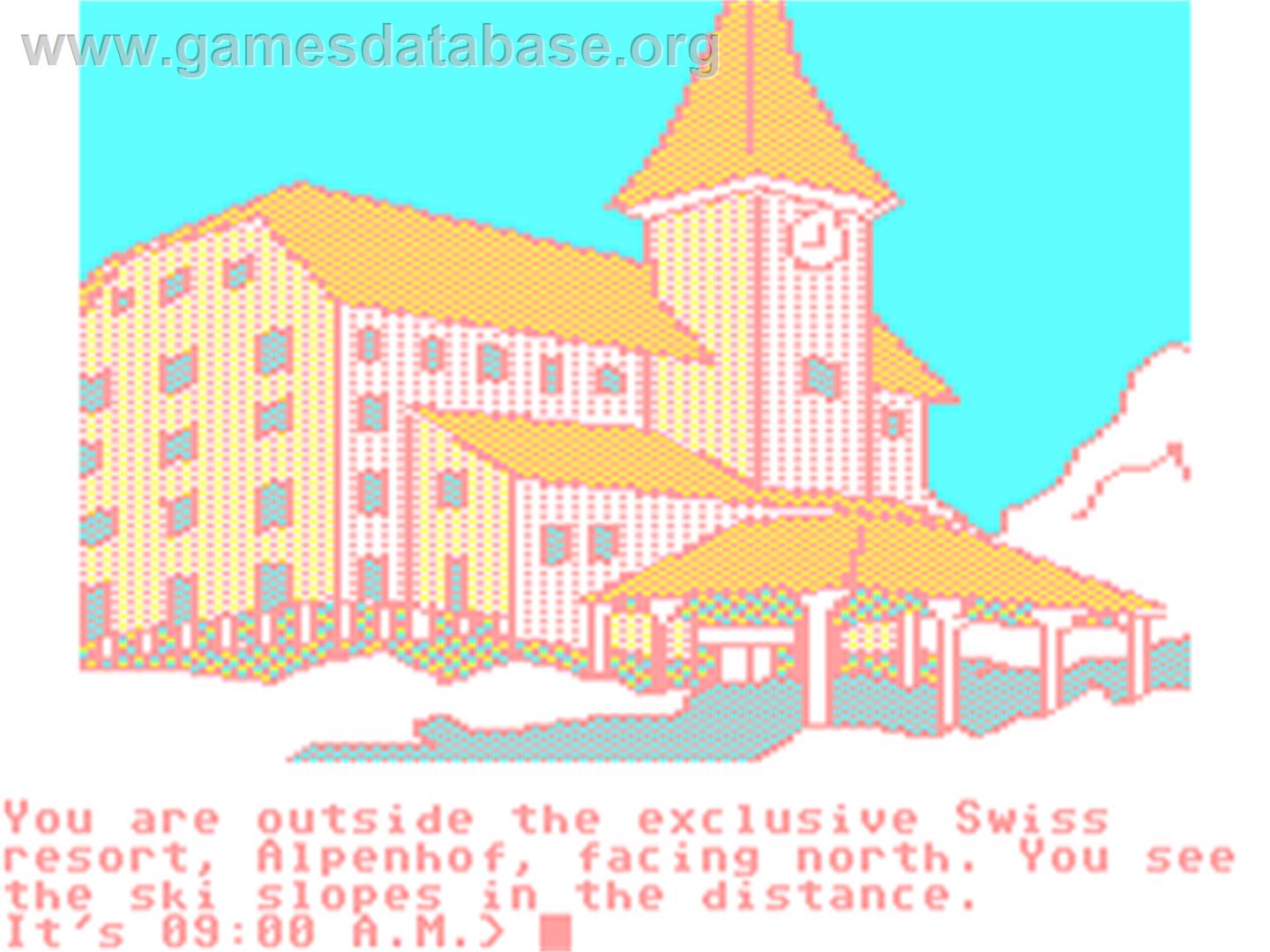 The Alpine Encounter - Commodore 64 - Artwork - In Game
