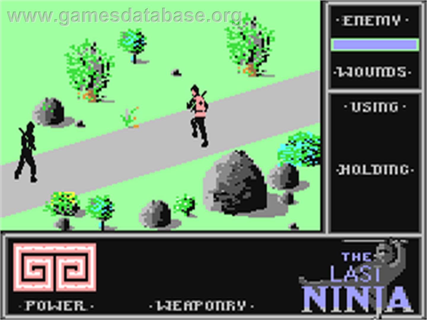 The Last Ninja - Commodore 64 - Artwork - In Game