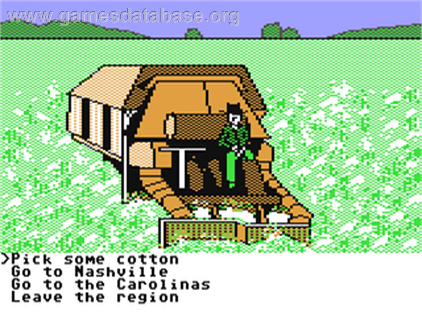 The Spy's Adventures in North America - Commodore 64 - Artwork - In Game