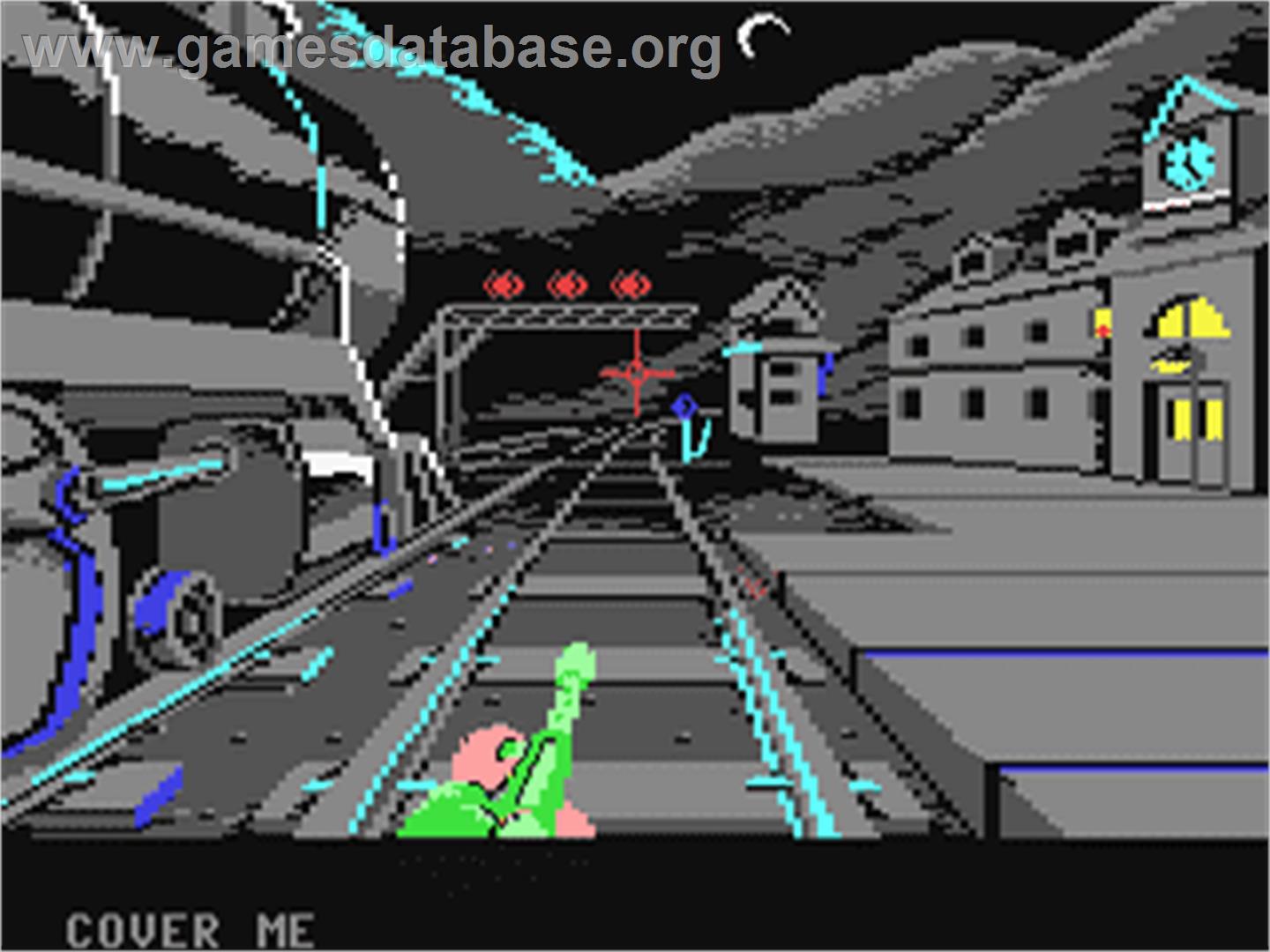 The Train: Escape to Normandy - Commodore 64 - Artwork - In Game