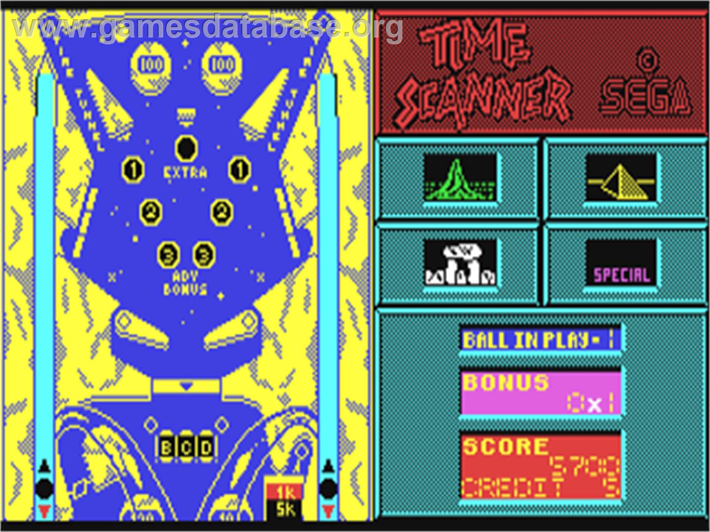 Time Scanner - Commodore 64 - Artwork - In Game