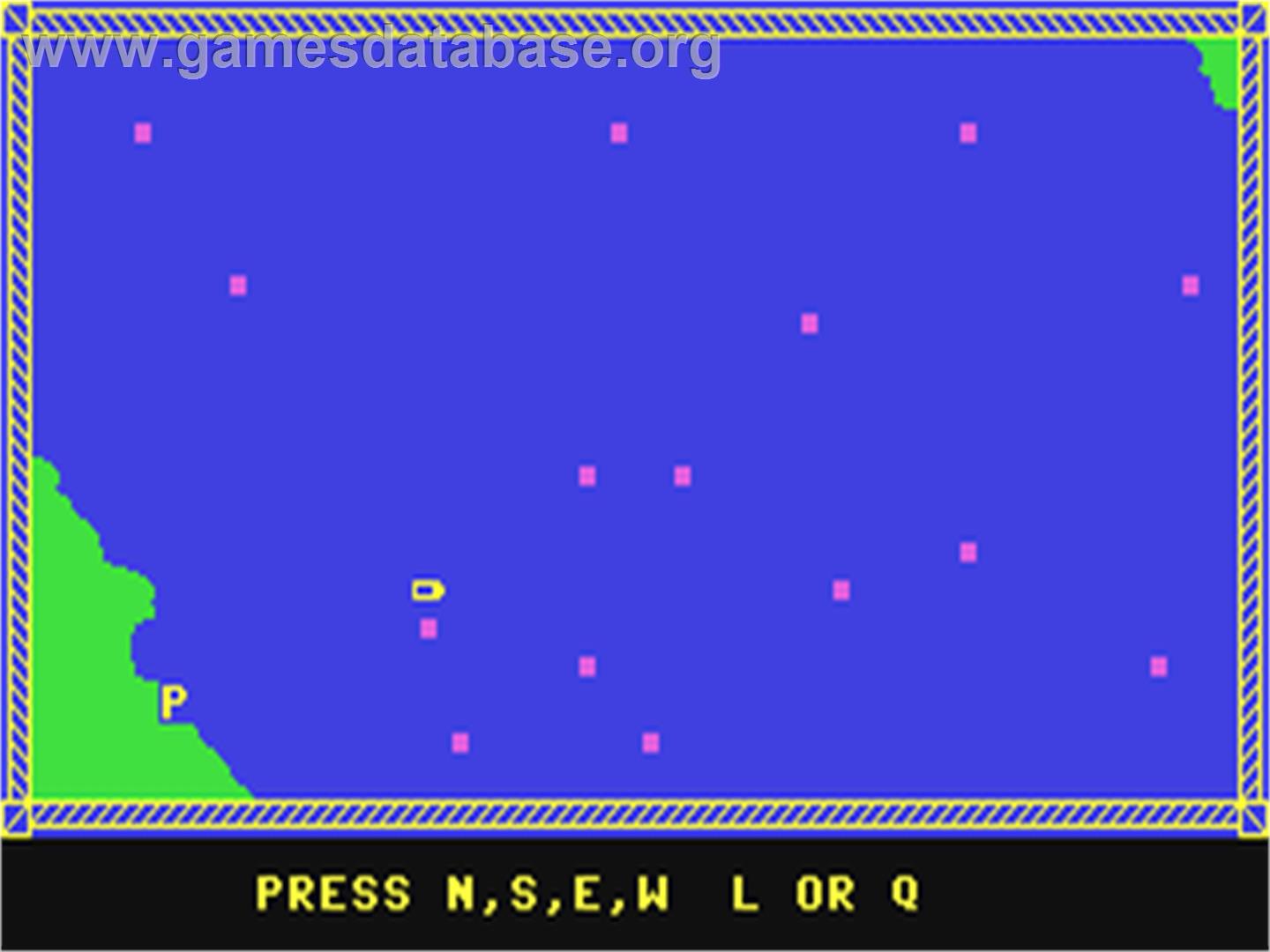 Titanic: The Recovery Mission - Commodore 64 - Artwork - In Game