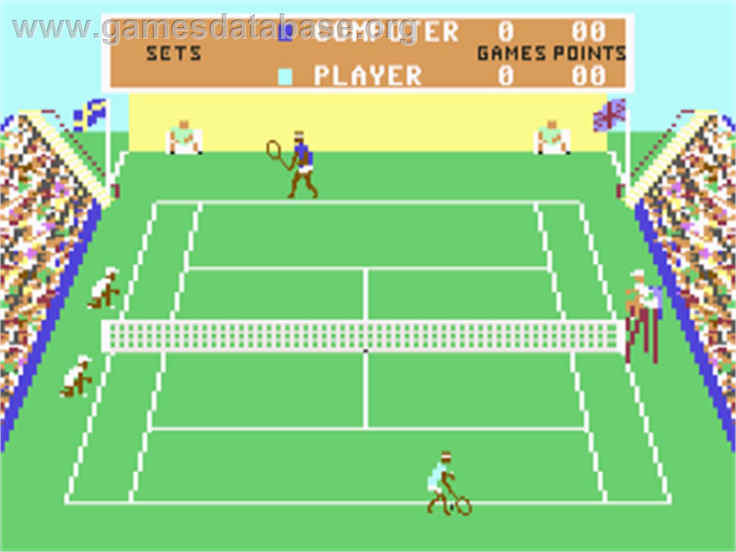 Tournament Tennis / Tennis - Commodore 64 - Artwork - In Game