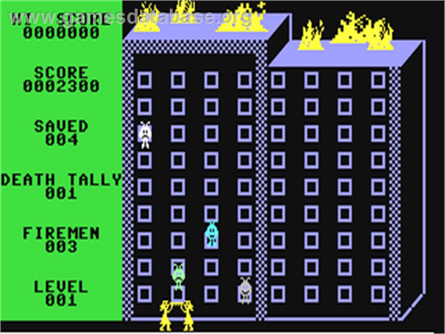 Towering Inferno - Commodore 64 - Artwork - In Game
